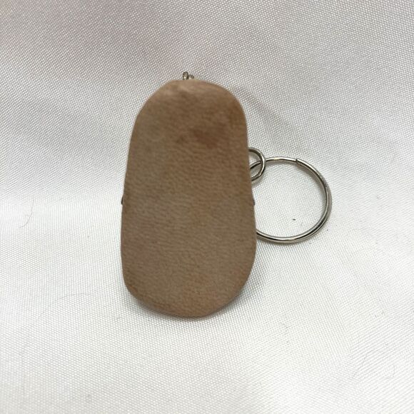 Leather Shoe Keychain From Peru, Hand painted, Hard To Find Item 1.5"L x1"H - Picture 9 of 9